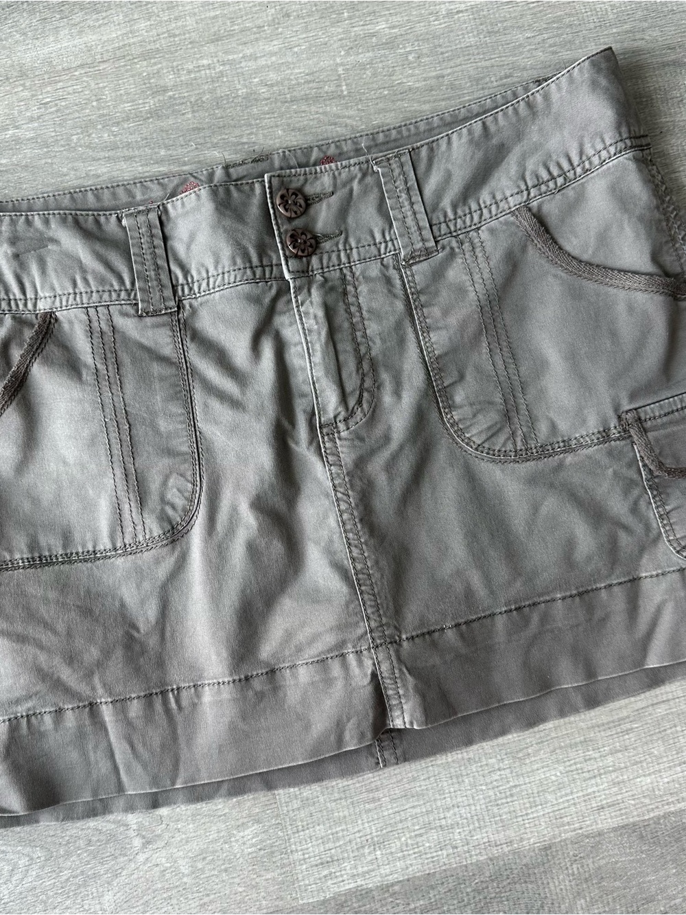 Smart Set Cargo Utility Mini Skirts Low Rise - Picture 3 of 9